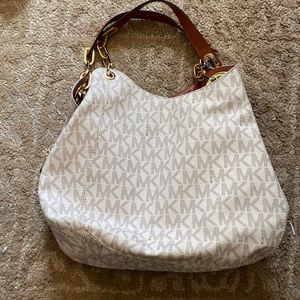 Michael kors vanilla shoulder bag